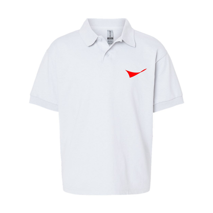 Youth Conoco Phillips Symbol Gildan Dry Blend Jersey Polo