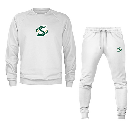Men's Sacramento State Hornets Logo  Crewneck Sweatshirt Joggers Suit