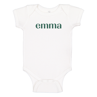 Emma Logo Baby Onesie Romper