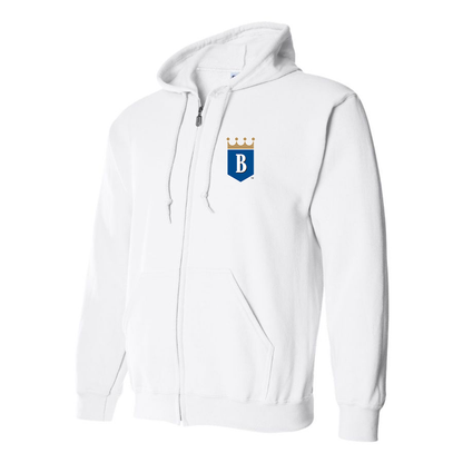 Men's Burlington Royal  Logo Zipper Hoodie
