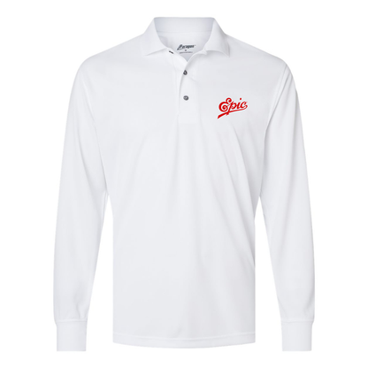 Men's Epic Records Paragon Prescott Long Sleeve Polo