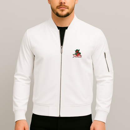 Men's MVSU Delta Devils Logo Lightweight Bomber Jacket Windbreaker Softshell Varsity Jacket Coat