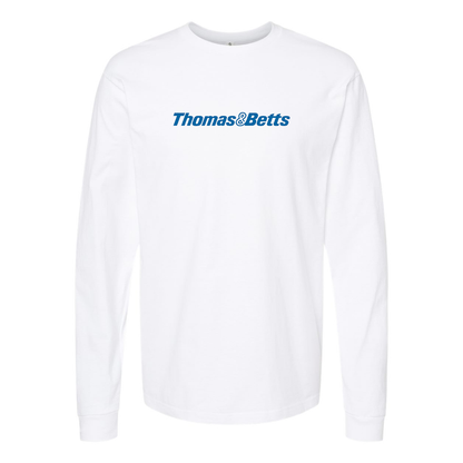 Men's Thomas Logo Cotton Long Sleeve T-Shirt
