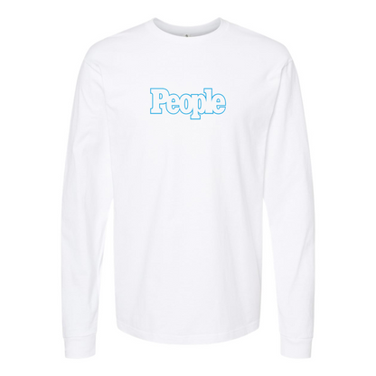 Youth People Magazine Logo Cotton Long Sleeve T-Shirt