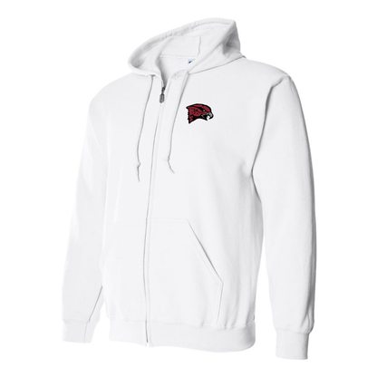 Men's Maryland Eastern Shore Hawks Logo Zipper Hoodie