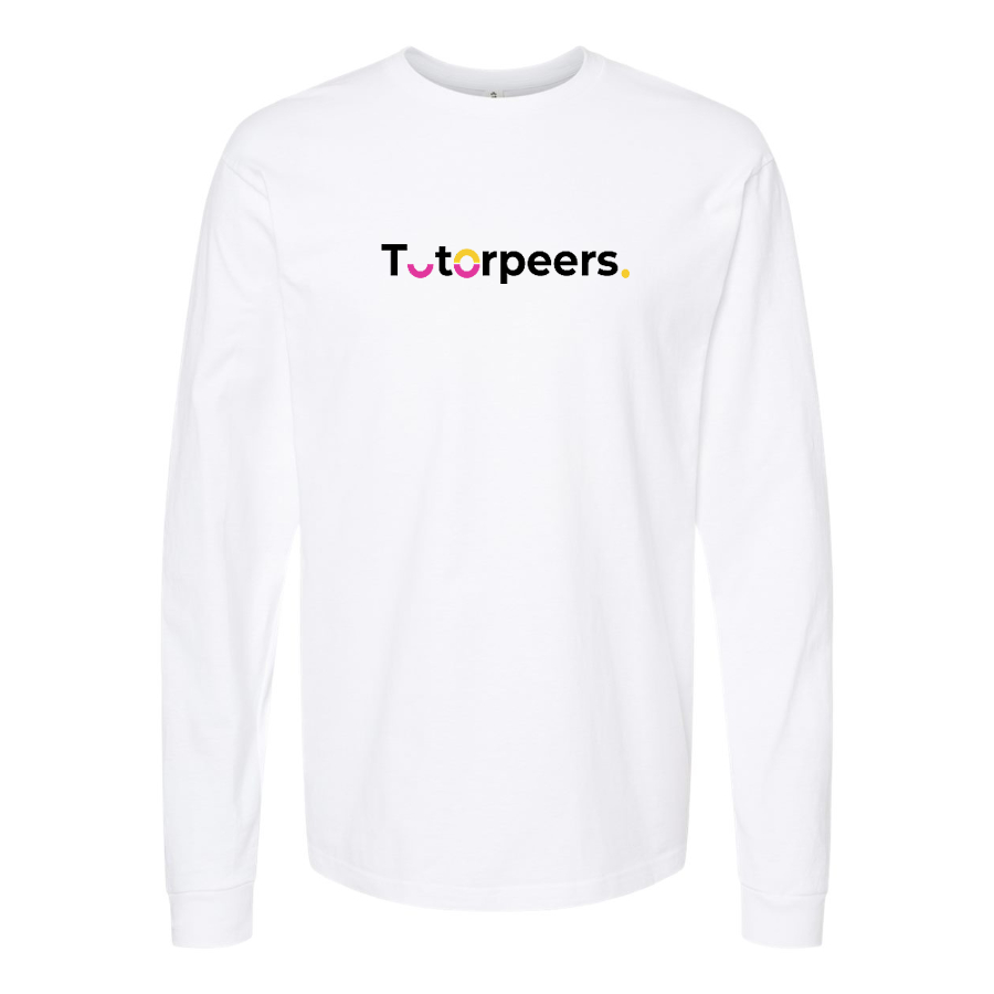 Youth Tutorpeers Logo Cotton Long Sleeve T-Shirt