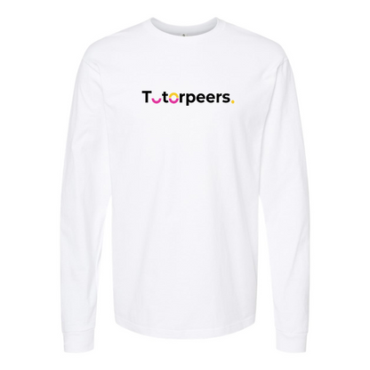 Youth Tutorpeers Logo Cotton Long Sleeve T-Shirt
