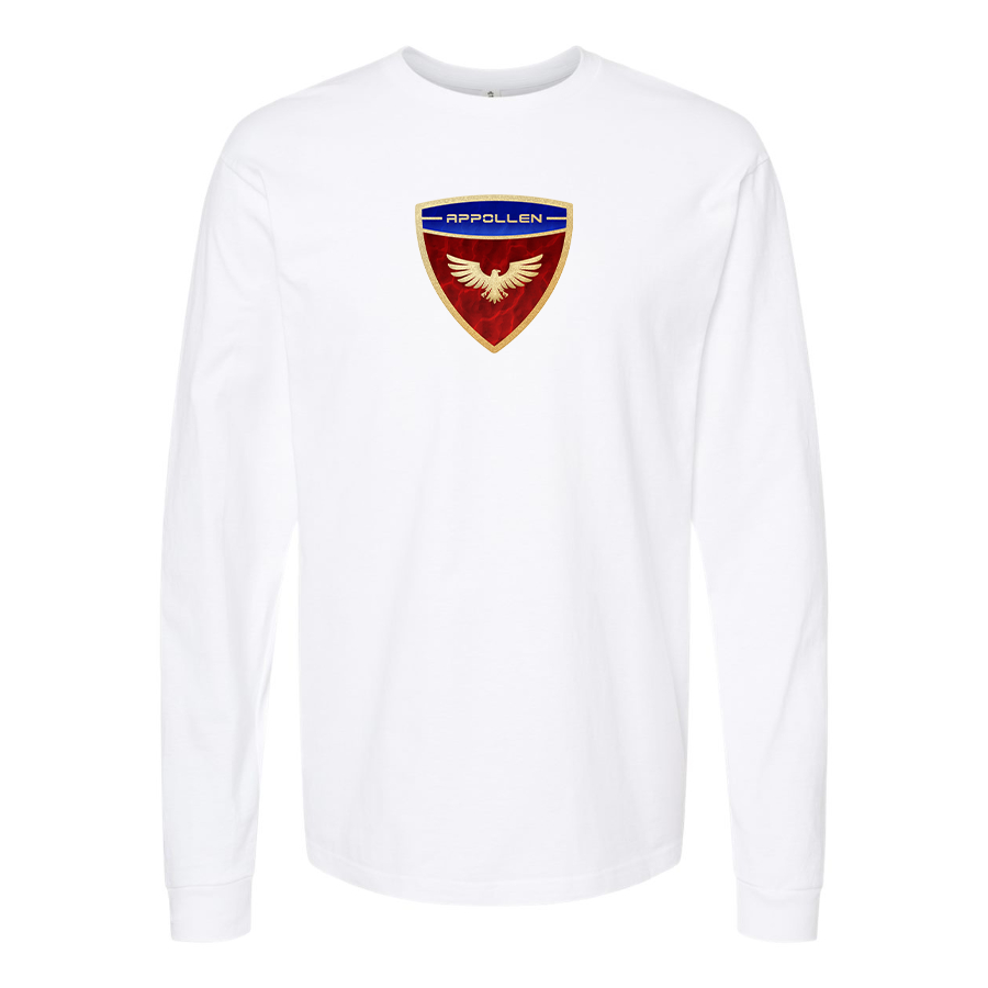 Men's Appollen Logo Cotton Long Sleeve T-Shirt