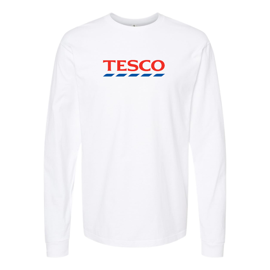 Youth  Tesco Logo Cotton Long Sleeve T-Shirt