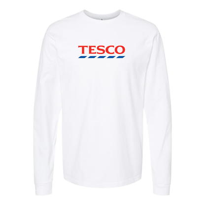 Youth  Tesco Logo Cotton Long Sleeve T-Shirt
