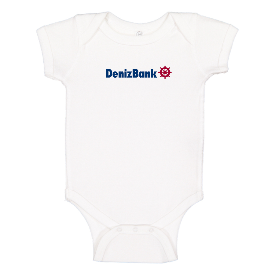 DenizBank Logo Baby Onesie Romper
