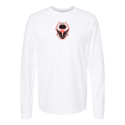 Youth Birmingham Bulls Logo Cotton Long Sleeve T-Shirt