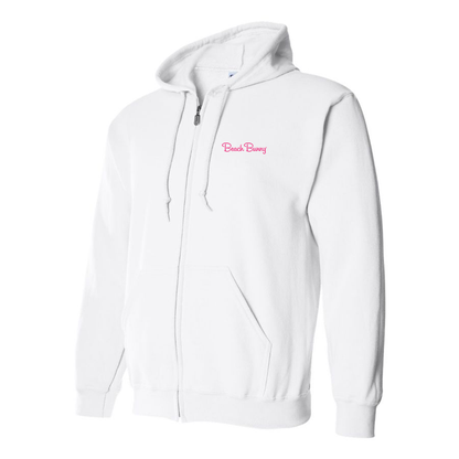 Men's Beach Bunny Logo Zipper Hoodie
