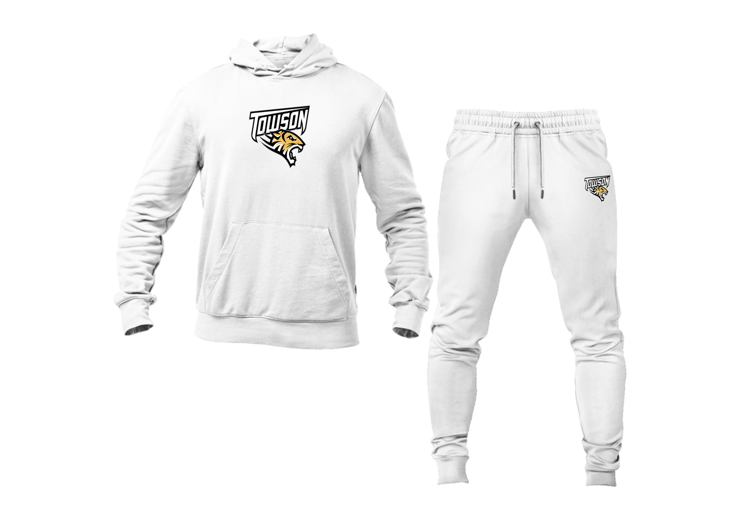 Men's Towson Tigers Hoodie Joggers Set