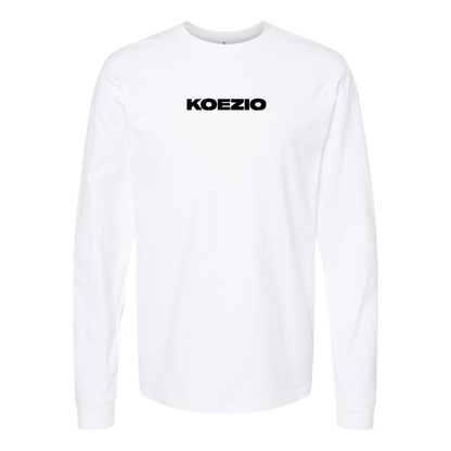 Men's KOEZIO Logo Cotton Long Sleeve T-Shirt