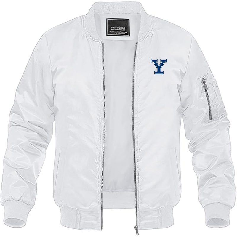 Men's Yale Bulldogs Lightweight Bomber Jacket - White