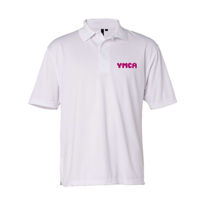 Men's   YMCA Mauve Sierra Pacific Moisture Free Mesh Polo