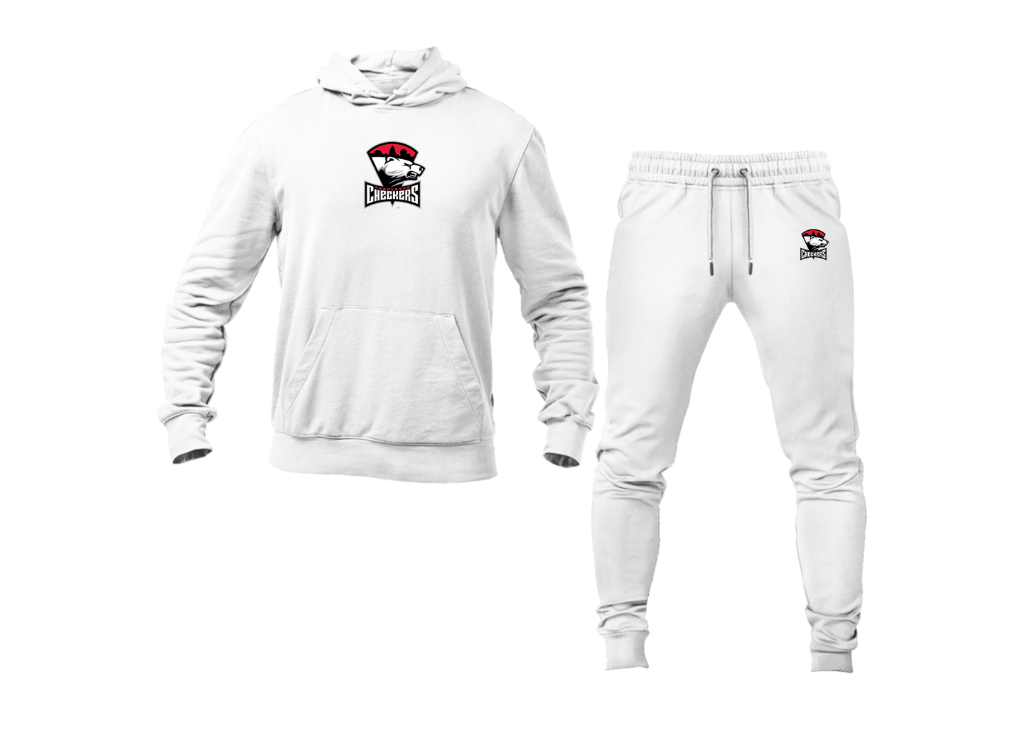 Men's Charlotte Checkers Logo Hoodie Joggers Set