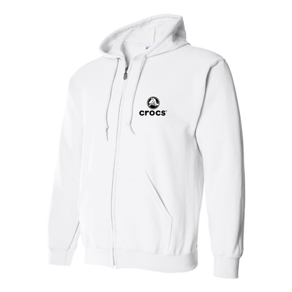 Men's Crocs Logo Zipper Hoodie