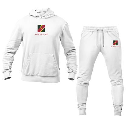 Men's Agribank  Logo Hoodie Joggers Set