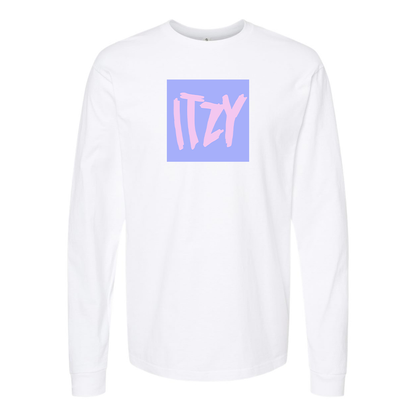 Men's Itzy Logo Cotton Long Sleeve T-Shirt