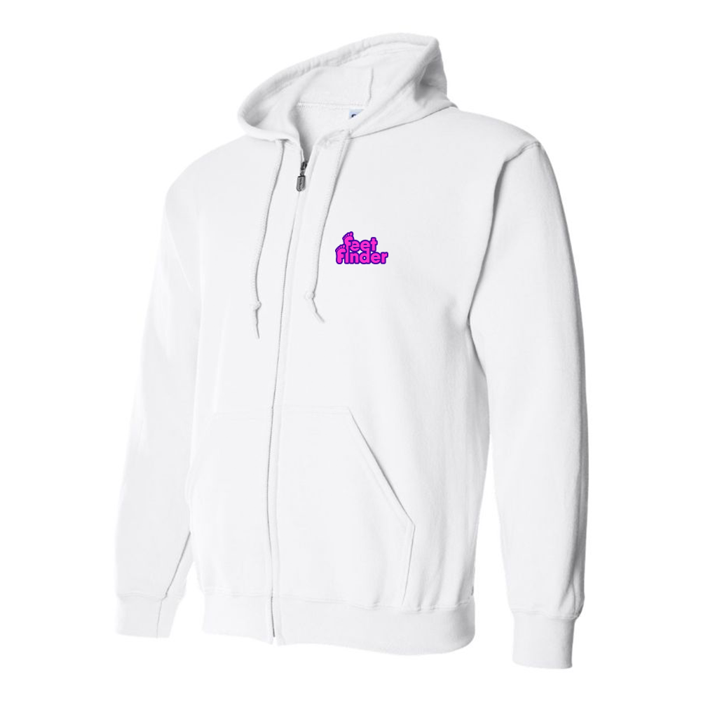Men's FeetFinder Logo Zipper Hoodie
