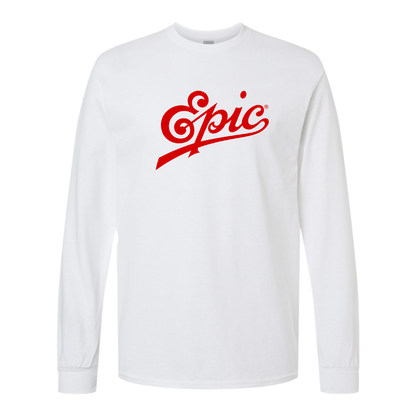 Men's Epic Records  Gildan Heavy Cotton Long Sleeve T-Shirt