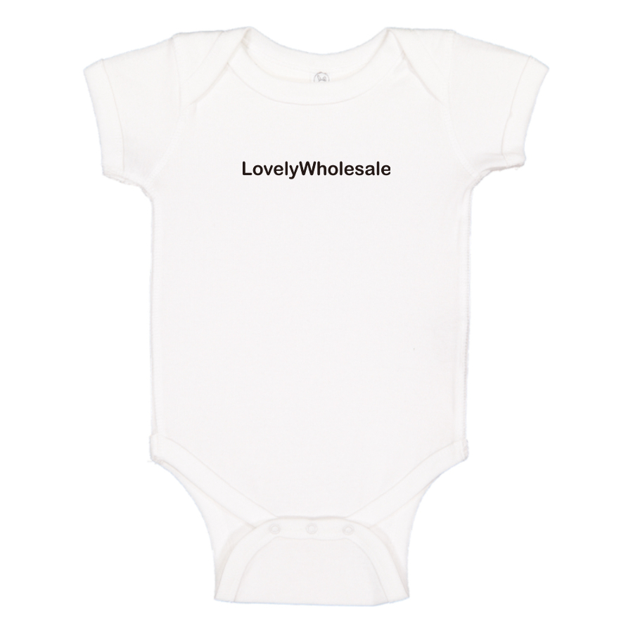 LovelyWholesale  Logo Baby Onesie Romper