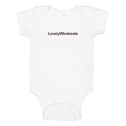 LovelyWholesale  Logo Baby Onesie Romper