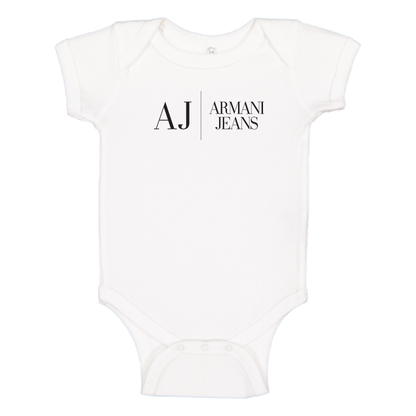 Armani Jeans Logo Baby Onesie Romper