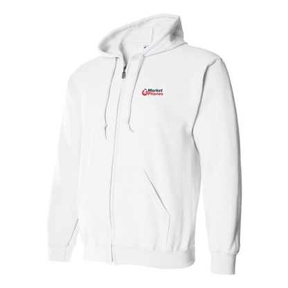 Men's  MarketPhones.com Logo Zipper Hoodie