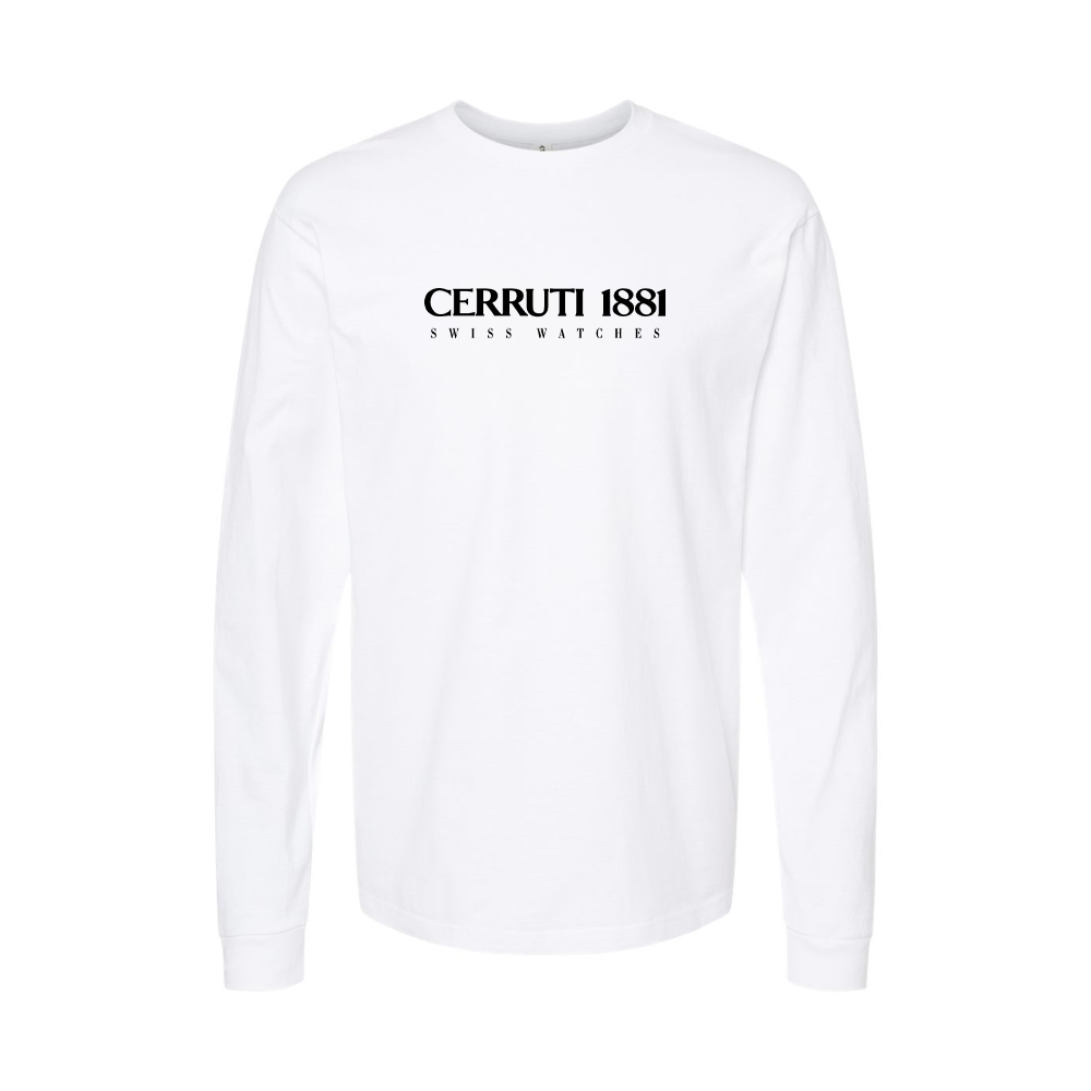 Youth Cerruti 1881 Logo Cotton Long Sleeve T-Shirt