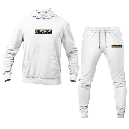 Men's Passport Logo Hoodie Joggers Set