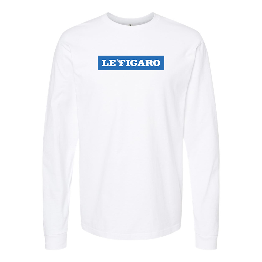 Men's Le Figaro Logo Long Sleeve T-Shirt