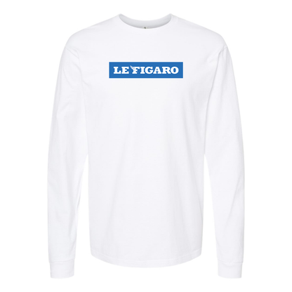 Men's Le Figaro Logo Long Sleeve T-Shirt