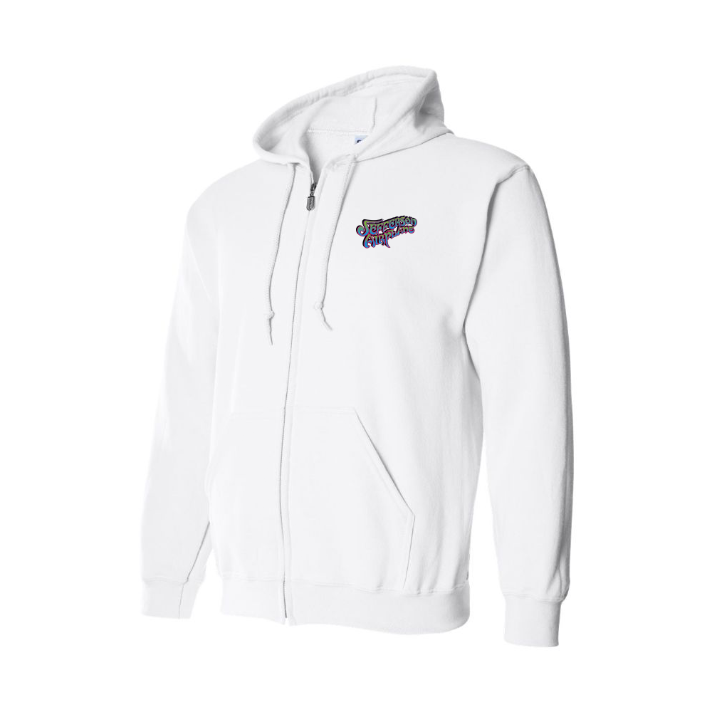 Men's Jefferson Airplane Logo Zipper Hoodie