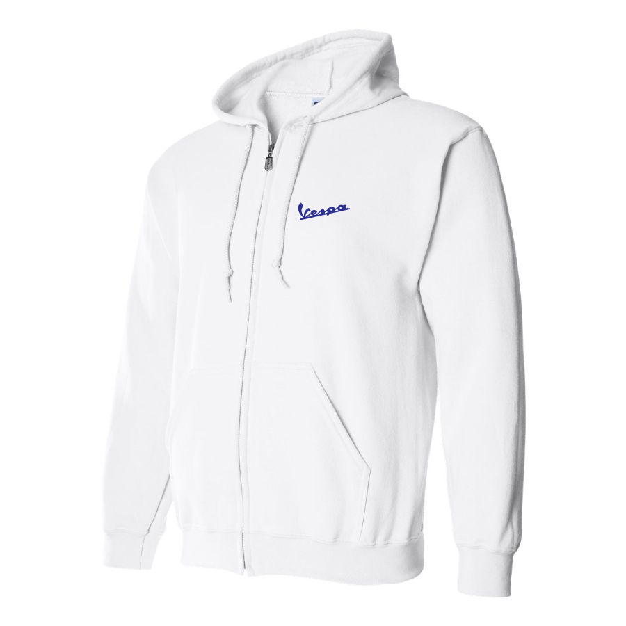 Men's Vespa Logo Zipper Hoodie