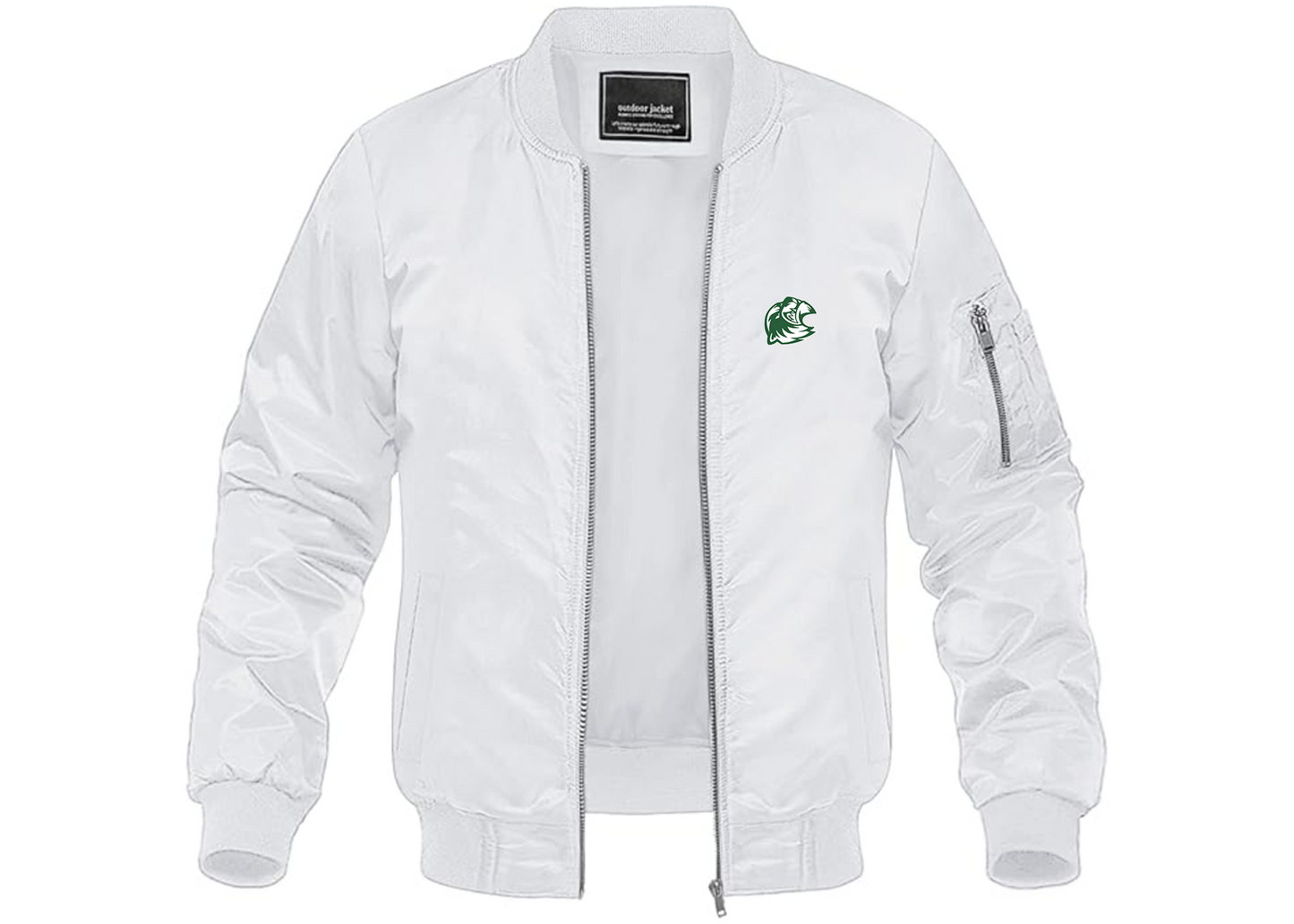 Men's Utah Valley Wolverines Lightweight Bomber Jacket Windbreaker Softshell Varsity Jacket Coat