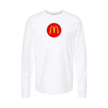 Youth McDonalds  Logo Cotton Long Sleeve T-Shirt