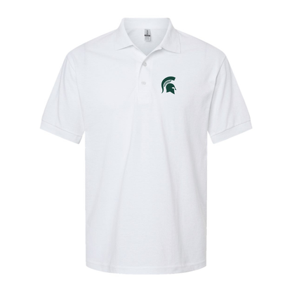 Men's Michigan State Spartans Logo Dry Blend Polo