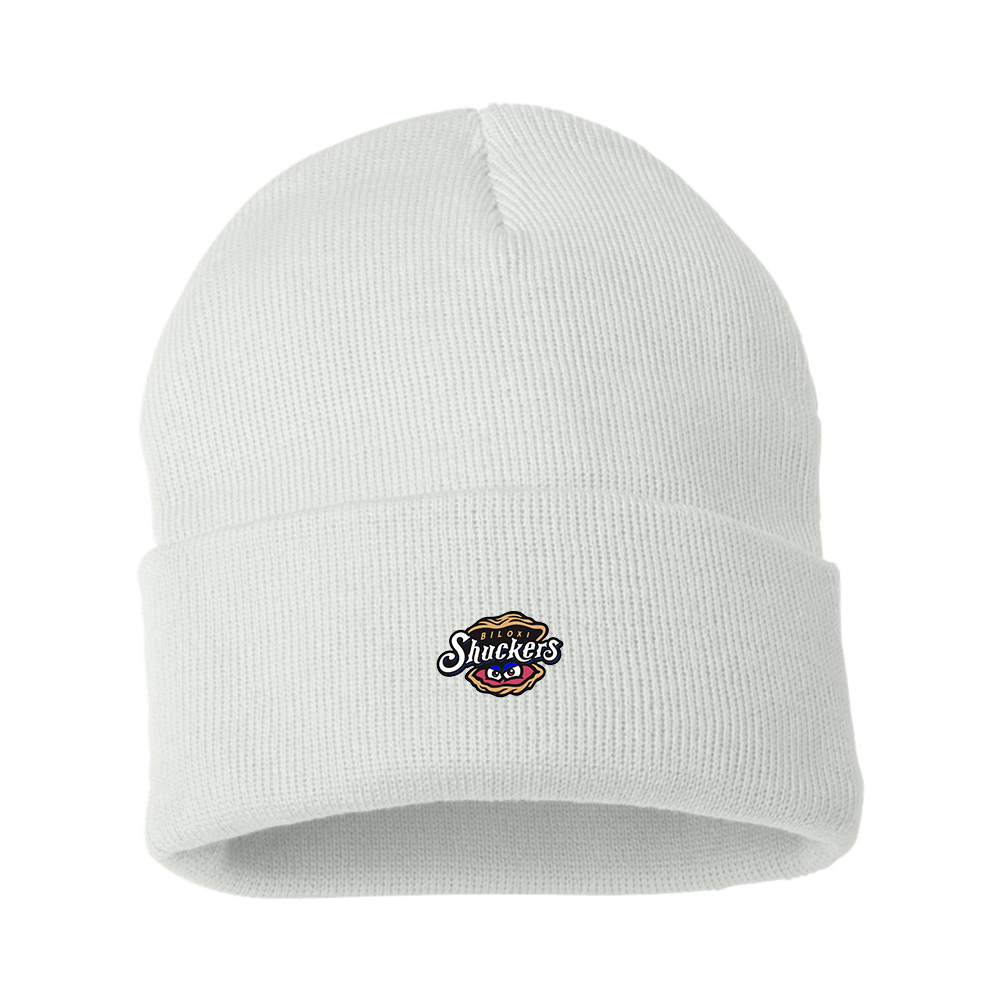 Biloxi Shuckers Logo Beanie Hat