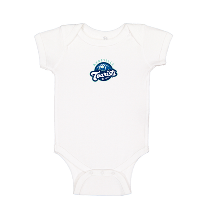 Asheville Tourists Logo Baby Romper Onesie