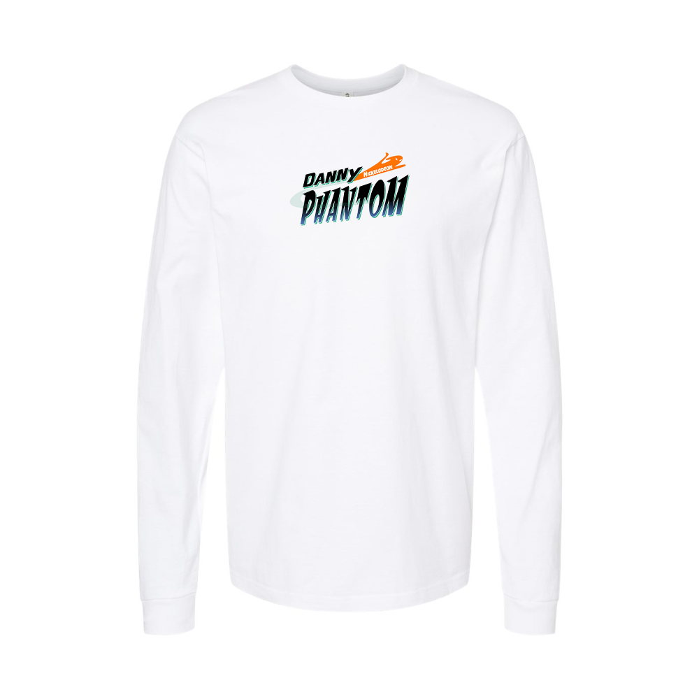 Men's Danny Phantom Logo Long Sleeve T-Shirt