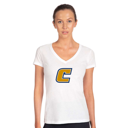 Women's Chattanooga Mocs Next Level V-Neck T-Shirt