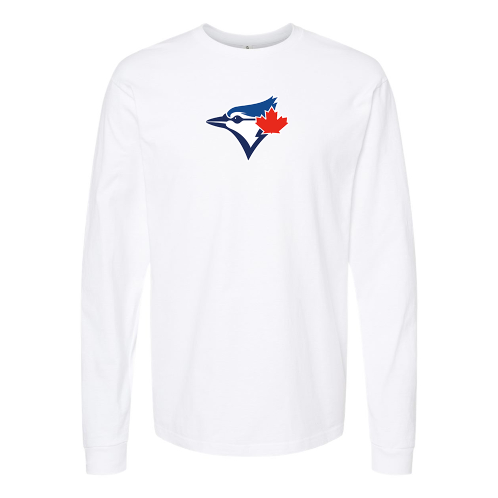 Men's Bluefield Blue Jays Logo Long Sleeve T-Shirt