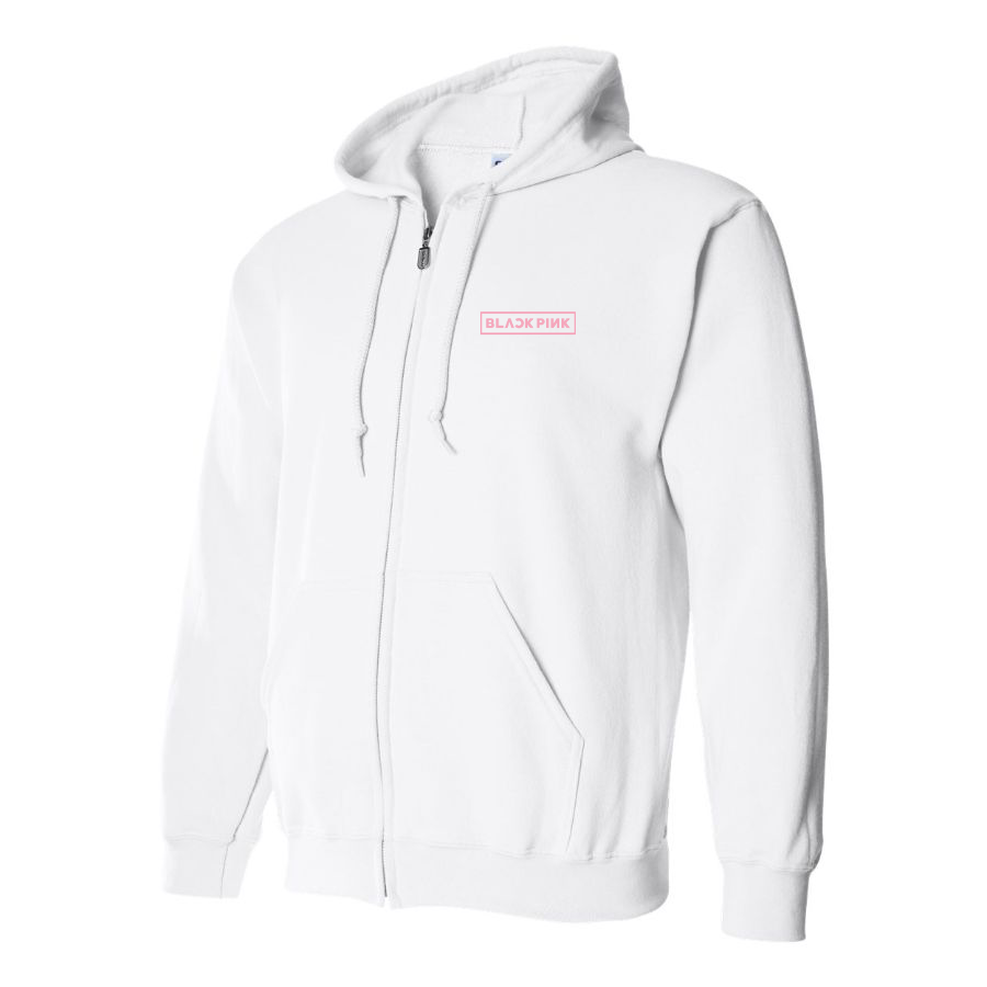Men's  Blackpink Logo Zipper Hoodie