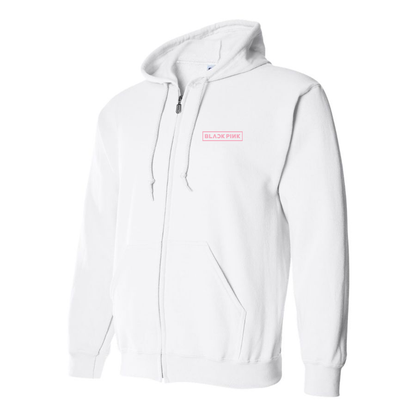 Men's  Blackpink Logo Zipper Hoodie