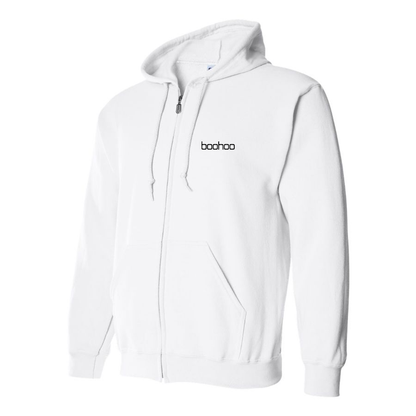 Men's Boohoo Logo Zipper Hoodie