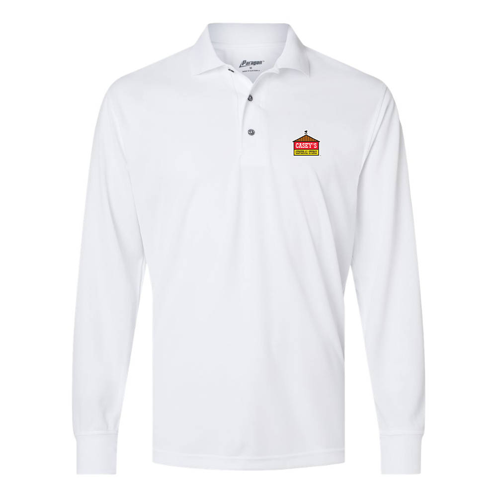 Men's Casey's General Store  Paragon Prescott Long Sleeve Polo