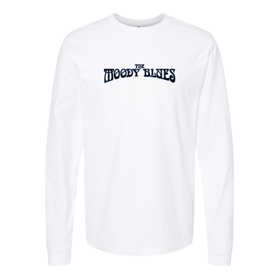 Men's The Moody Blues Logo  Cotton Long Sleeve T-Shirt